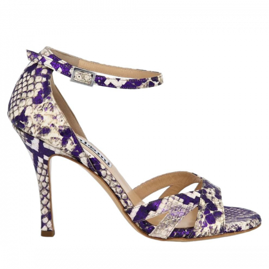Aura Purple Animalier Print