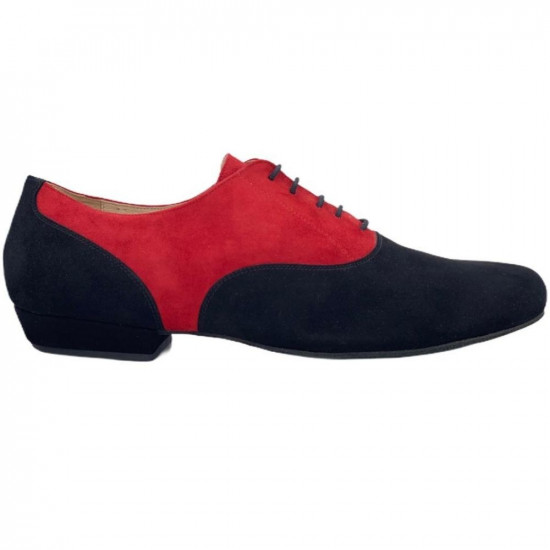 Classico Black and Red Suede