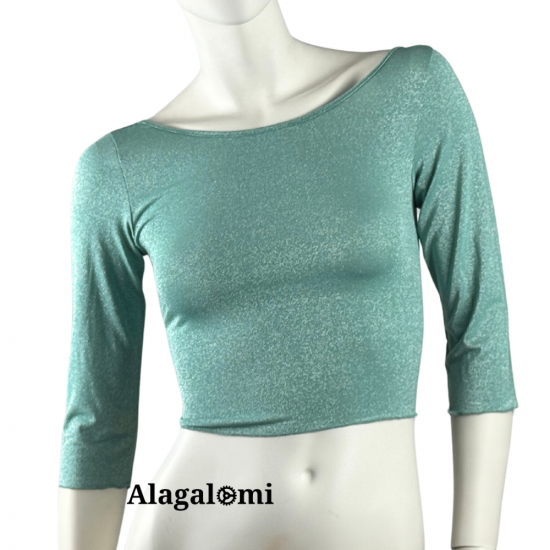 Tanya Aquamarine Lurex