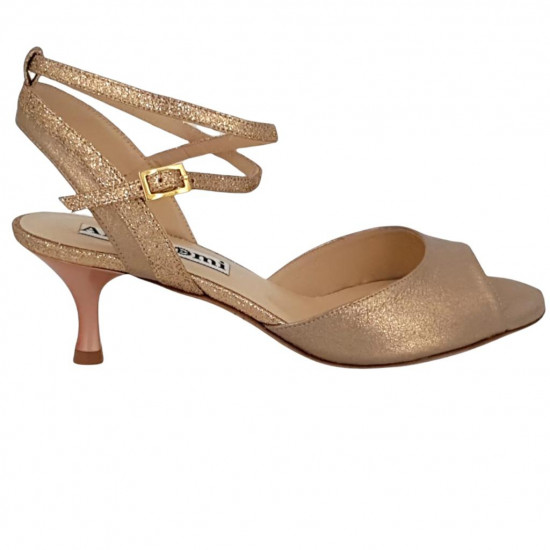 Nina 5 Empire Gold and Rose Gold Glitter