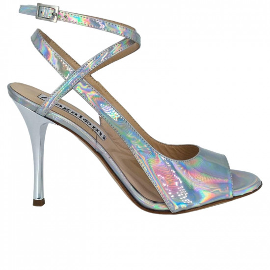 Diva Iridescent Silver Mirror