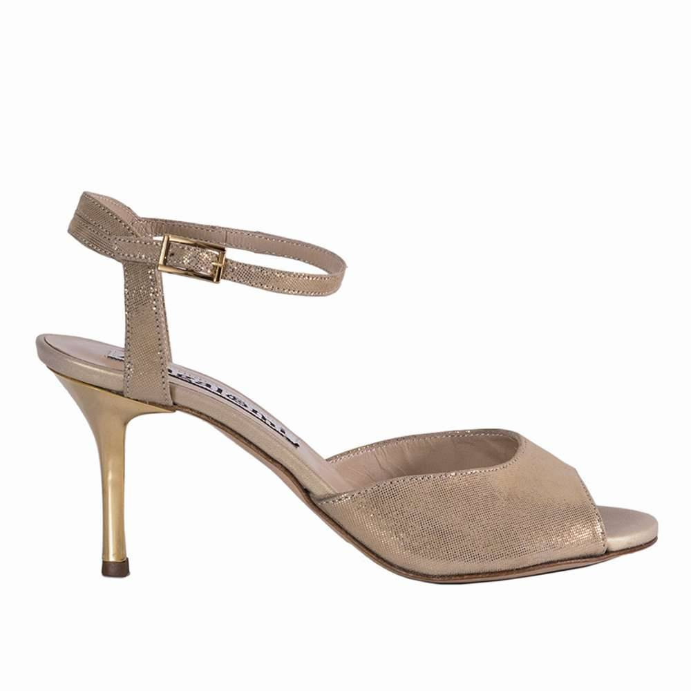 Gold lame shoes hot sale