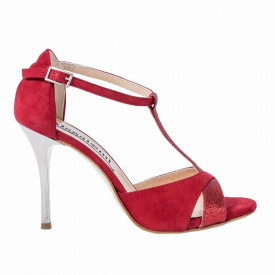Mariposa Red Glitter
