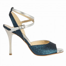 Rosa Blue Glitter