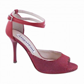 Flor Red and White Polka Dots