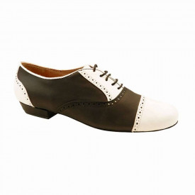 Arrabal Black and White Leather
