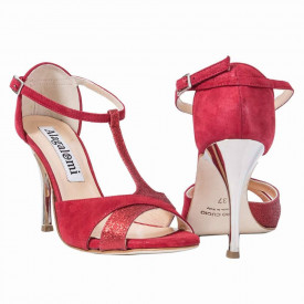 Mariposa Red Glitter
