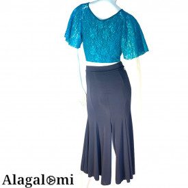 Sara Teal Lace