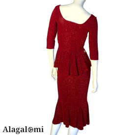 Lory Red Lurex