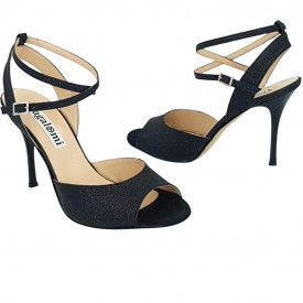 Nina Black Glitter