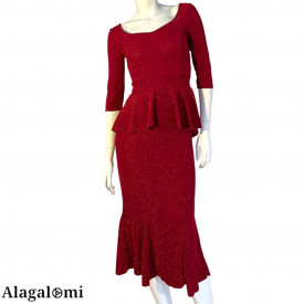 Lory Red Lurex