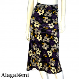 Chantal Purple Velvet and Flowers