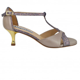 Mariposa 5 Oyster and Rainbow Glitter