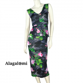 Ambra Black Zebra and Roses
