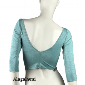 Tanya Aquamarine Lurex