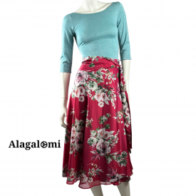 Tanya Aquamarine Lurex