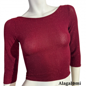 Tanya Red Lurex