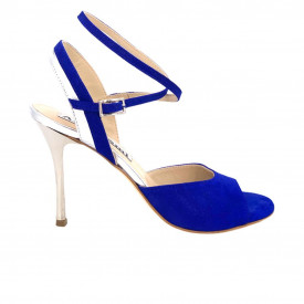 Nina Royal Blue and Silver
