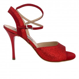 Nina Red Glitter
