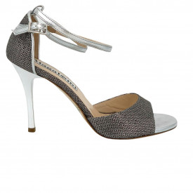 Beso SIlver Metal Leather