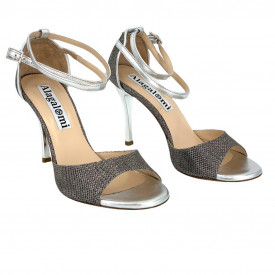Beso SIlver Metal Leather