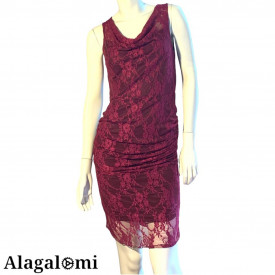 Ruby Bordeaux Lace