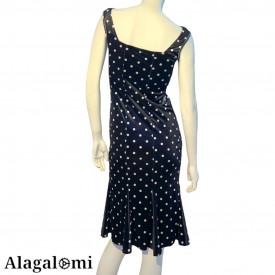 Serena Black and Polka Dots