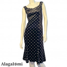 Serena Black and Polka Dots