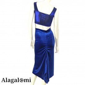 Cora  Metallic Blue