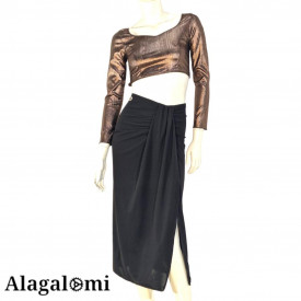 Top Leyla Metallic Bronze
