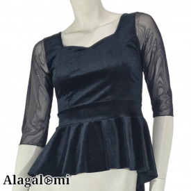 Top Lory Black Velvet