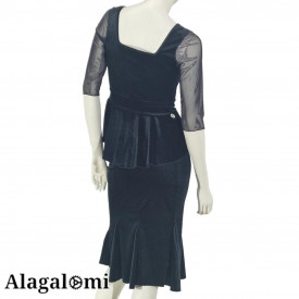 Top Lory Black Velvet
