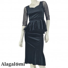 Top Lory Black Velvet