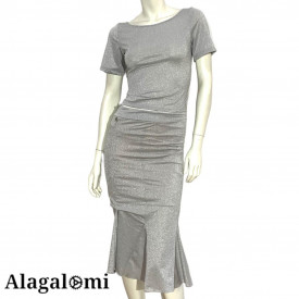 Erika Silver Lurex