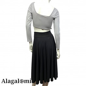 Top Leyla Lurex Silver 