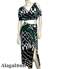 Shanti Fantasy White Black Green