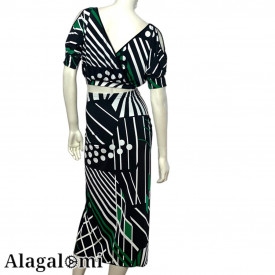 Shanti Fantasy White Black Green