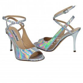 Diva Iridescent Silver Mirror