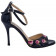 Beso Black Patent and Flowers