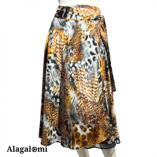 Giusy Animalier Nero Oro e Bianco