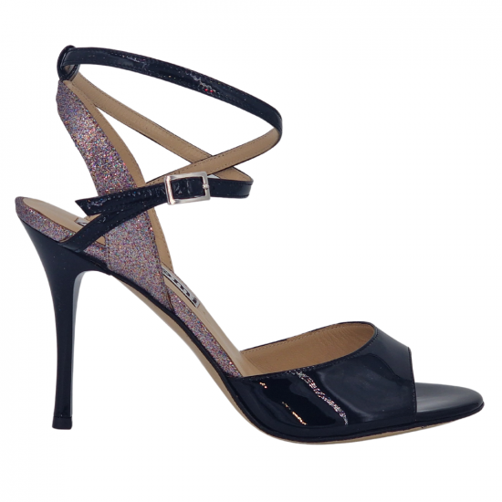 Maia Vernice Nera e Glitter Arcobaleno