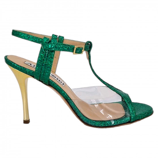 Antea PVC e Allure Glitter Verde