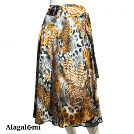 Giusy Animalier Nero Oro e Bianco