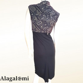 Anais Geometrico Lurex Rosso