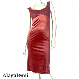 Carmen Velluto Rosa e Lurex