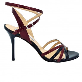 Estrella Vernice Nero e Bordeaux