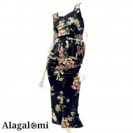 Ketty Velluto Nero e Fiori