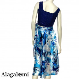 Cora Paiettes Blu