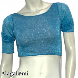 Tanya Lurex Azzurro