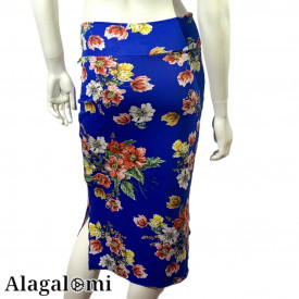 Sylvia blu e fiori